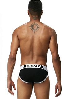 Оригинальные брифы из модала черного цвета JOCKMAIL RTJM2041-2
